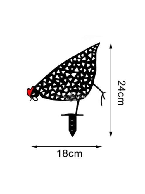 Csirke Kerti Dísz – Dekoratív Kapirgáló Csirke Szobor Kertbe