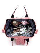 Rózsaszín Pelenkázótáska és Pelenkázó Hátizsák Babákhoz