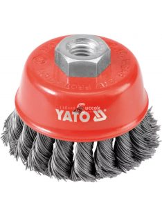   Drótcsiszoló fazékkefe 75mm M14 fémfelületek tisztításához és csiszolásához