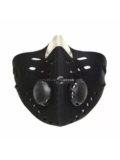   Edzőmaszk, Tréning Maszk Fekete – Légzési Ellenállásos Edzéshez