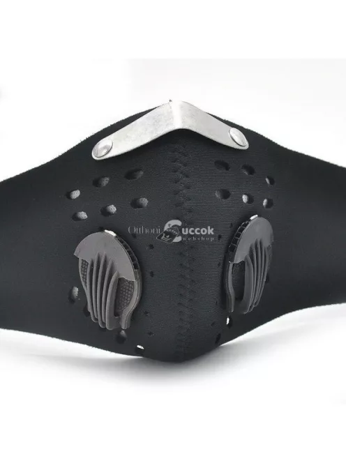 Edzőmaszk, Tréning Maszk Fekete – Légzési Ellenállásos Edzéshez