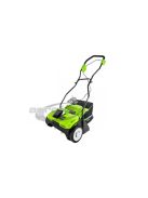 Gyepszellőztető gyűjtős akkumulátoros Greenworks G40DT35 40 v, 35 cm, rugós tengely, akku-töltő nélk