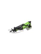 Orrfűrész akkumulátoros Greenworks GD24RS 24v, vmélység fa: 210mm, fém: 20mm, akku-töltő nélkül