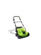 Gyepszellőztető gyűjtős akkumulátoros Greenworks GD40SC36 40 v, 36 cm, rugós tengely, akku-töltőnélk