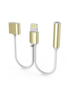 2 az 1-ben lightning és jack csatlakozó