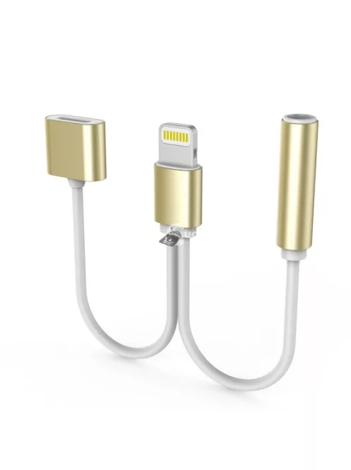 2 az 1-ben lightning és jack csatlakozó