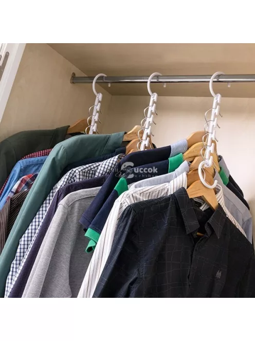 Vállfa, helytakarékos vállfa 8 db