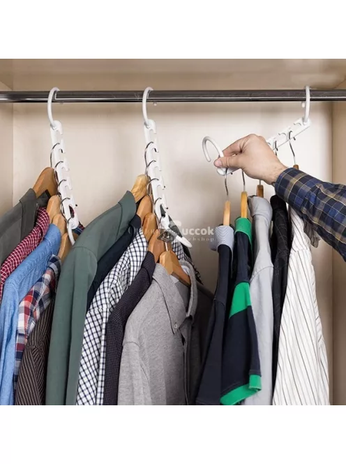 Vállfa, helytakarékos vállfa 8 db