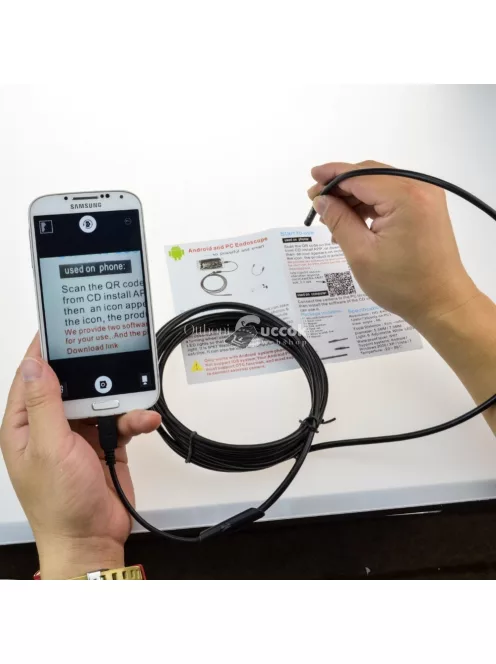 Endoszkóp kamera (2 méteres, vízálló)