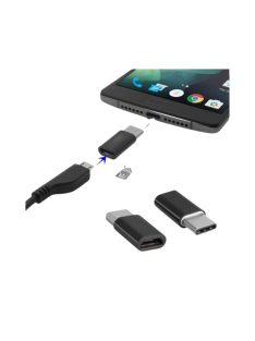 Micro USB - USB C átalakító, konverter