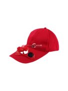 Napelemes  ventilátoros baseball sapka  - Piros