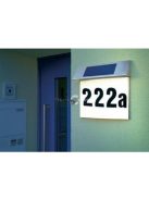 Házszámtábla, napelemes házszámtábla, világító házszámtábla