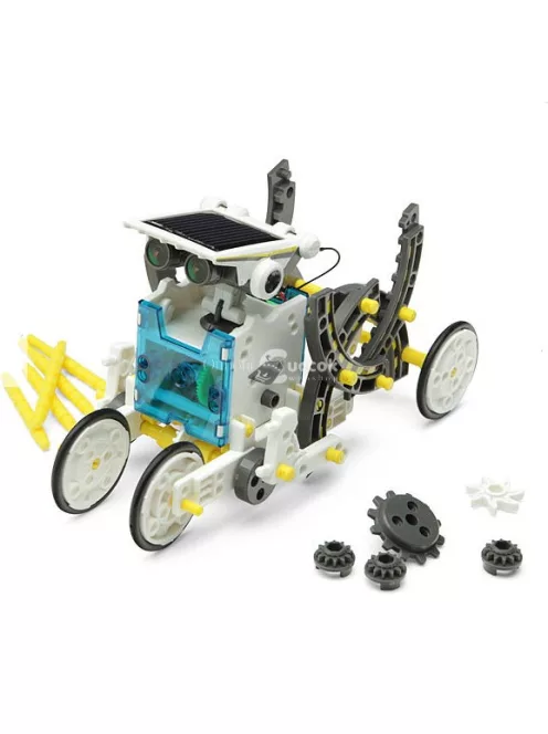 13 az 1-ben napelemes robot
