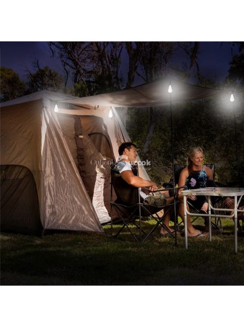 Napelemes lámpa, kemping lámpa, sátorlámpa, hordozható led lámpa