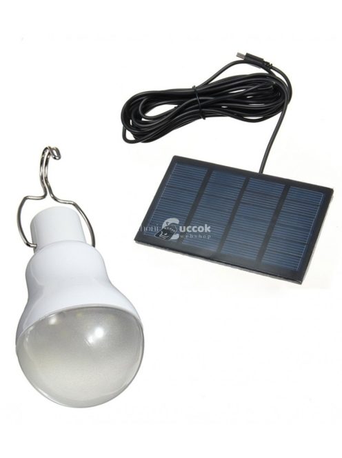 Napelemes lámpa, kemping lámpa, sátorlámpa, hordozható led lámpa