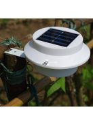 Napelemes 3 ledes kültéri lámpa