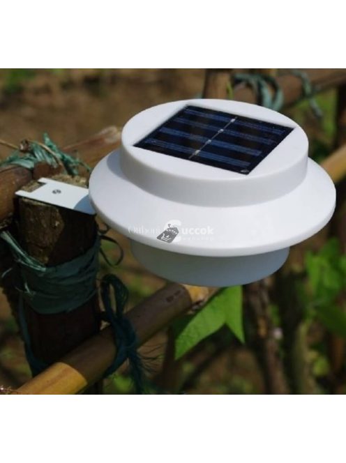 Napelemes 3 ledes kültéri lámpa