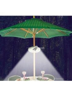 Napernyőre tehető világítás akasztóval