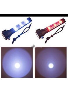 Multifunkciós napelemes zseblámpa, telefontöltő