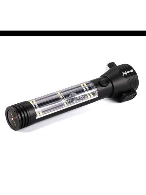 Multifunkciós napelemes zseblámpa, telefontöltő