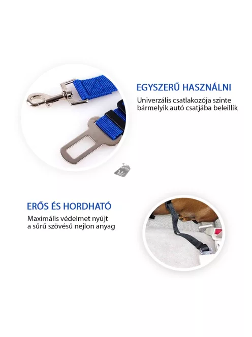 Kutya biztonsági öv az autóba