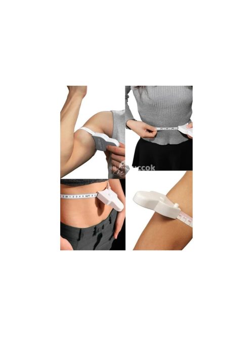 Fogyás mérőszalag, fitness mérőszalag, fekete