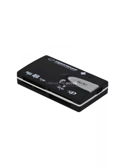 Esperanza Minden az egyben USB 2.0 kártyaolvasó - Fekete - EA129