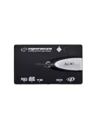 Esperanza Minden az egyben USB 2.0 kártyaolvasó - Fekete - EA129
