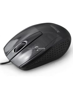   Radikal Bungee 3D Optikai Egér USB Csatlakozással Fekete - 1200 DPI - Gaming - Vezetékes - XM110K