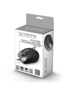   Radikal Bungee 3D Optikai Egér USB Csatlakozással Fekete - 1200 DPI - Gaming - Vezetékes - XM110K