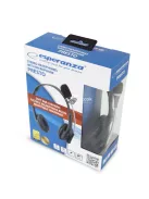 Esperanza fejhallgató mikrofonnal - Presto - sztereó hangzású - EH115