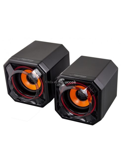 Esperanza Timba USB stereo hangszórók 2.0 - Kompakt hangszórók asztali számítógépekhez és laptopokhoz - EP142