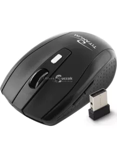   Titanum vezeték nélküli optikai egér 2.4GHz USB csatlakozóval - 6 gombos, Snapper funkcióval - TM105K