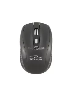   Titanum vezeték nélküli optikai egér 2.4GHz USB csatlakozóval - 6 gombos, Snapper funkcióval - TM105K