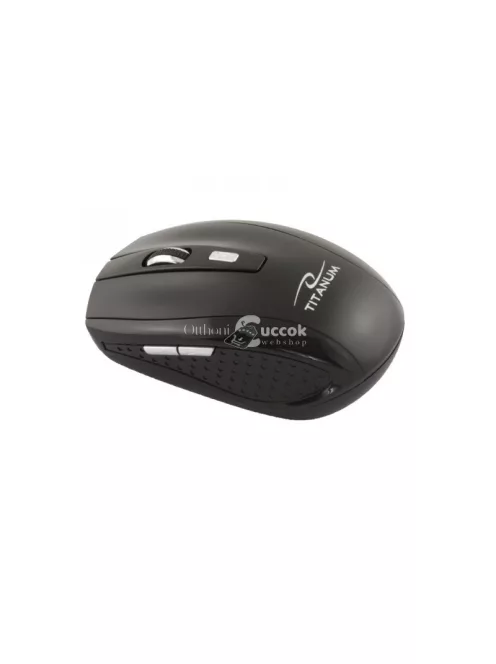 Titanum vezeték nélküli optikai egér 2.4GHz USB csatlakozóval - 6 gombos, Snapper funkcióval - TM105K