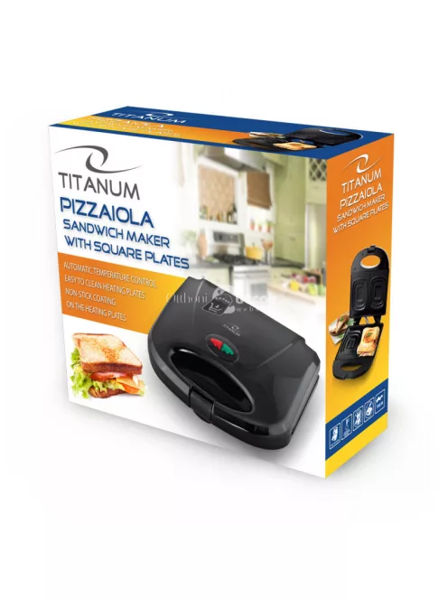 Titanum 700W Sandwich Maker - Pizzaiola Edition - TKT005K