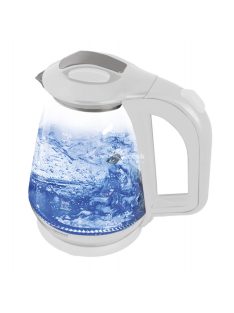   Esperanza Elektromos Vízforraló Üveg LED Fényeffekttel 1.7 L Missouri Fehér - EKK024W