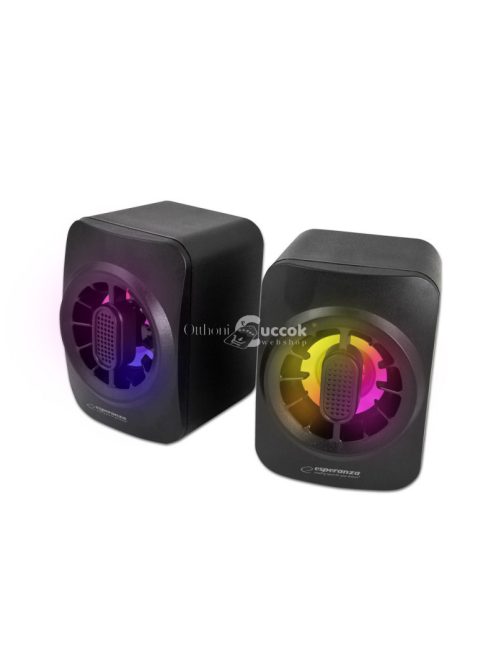 Esperanza Rainbow Sakara USB hangszórók 2.0 LED világítással - EGS104