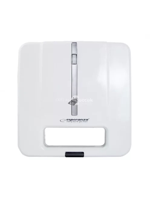 Esperanza 1000W Parmigiano White Sandwich Maker - Elektromos pirító, grill és szendvicssütő - EKT010W