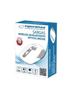   Esperanza vezeték nélküli Bluetooth optikai egér 4D Sargas - Kényelmes és precíz egér a mindennapi használathoz - EM130W