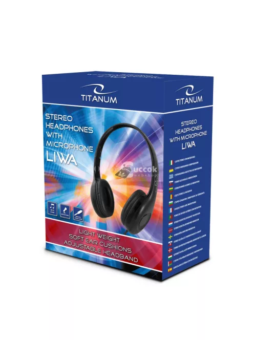 Titanum fejhallgató mikrofonnal - Liwa - TH114