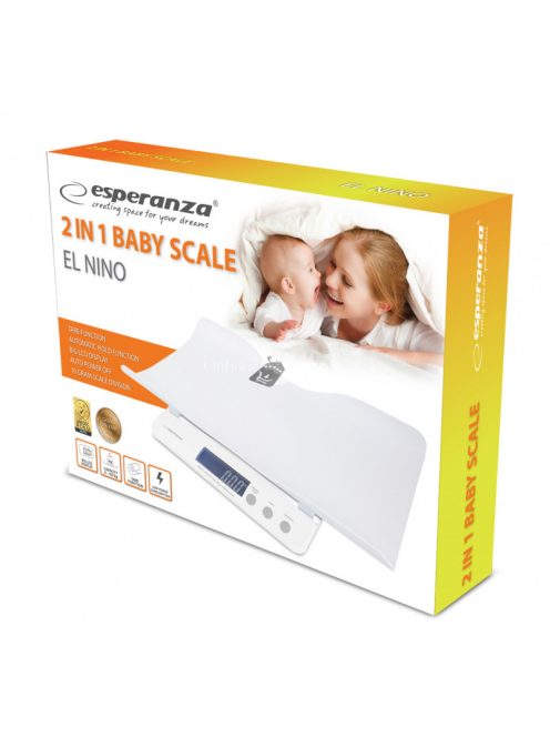 Babamérleg 2 az 1-ben - Esperanza Baby Scale - Kisfiú - EBS017