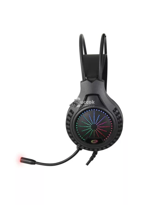 Aviátor mikrofonos sztereó fejhallgató 5.1 térhangzással Esperanza terméke - EGH5000