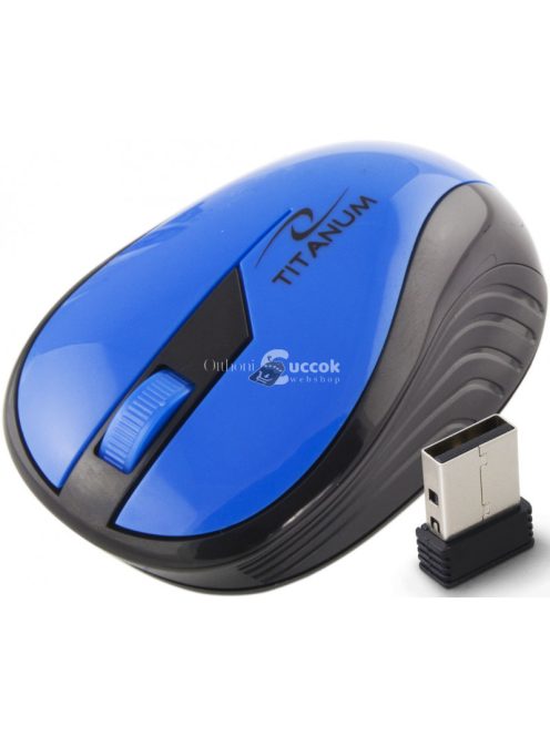 Szivárványos Titanum vezeték nélküli optikai egér 3D USB 2.4GHz