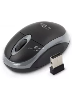   Titanum vezeték nélküli 2.4GHz optikai egér 3D USB csatlakozással - fekete