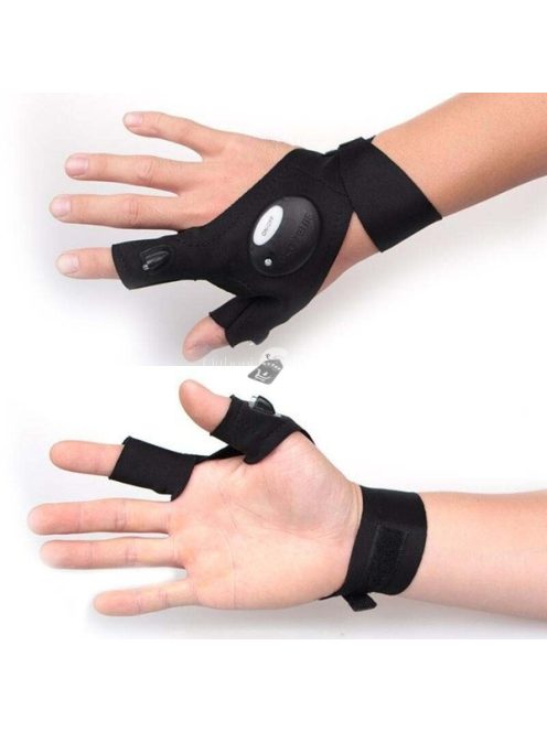 Világító LED kesztyű