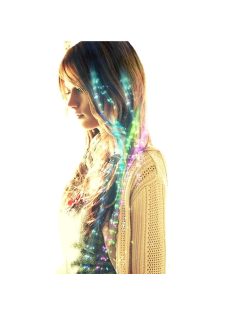 Világítós hajtincs