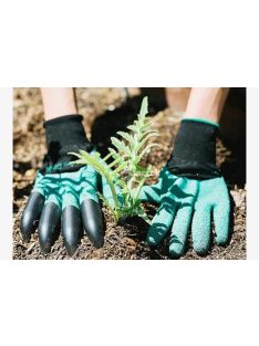 Kesztyű kertészkedéshez ásókarmokkal