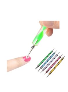 Körömdíszítő toll, körömdíszítő készlet (5 db)