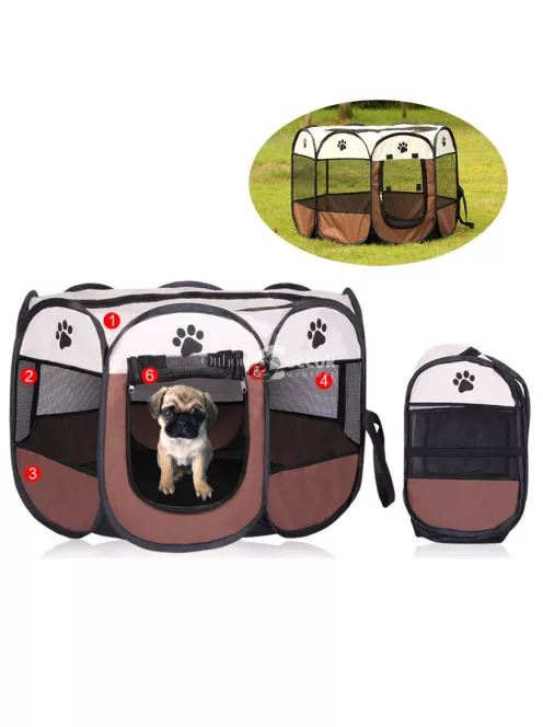 Szobakennel, hordozható kutya kennel, mobil kennel